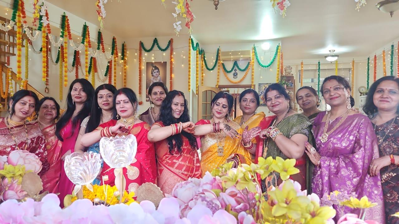 मॉस्को में गूँजी भारतीय संस्कृति की स्वर-लहरियाँ, महिला भूमिहार समाज ने मनाया तीज महोत्सव