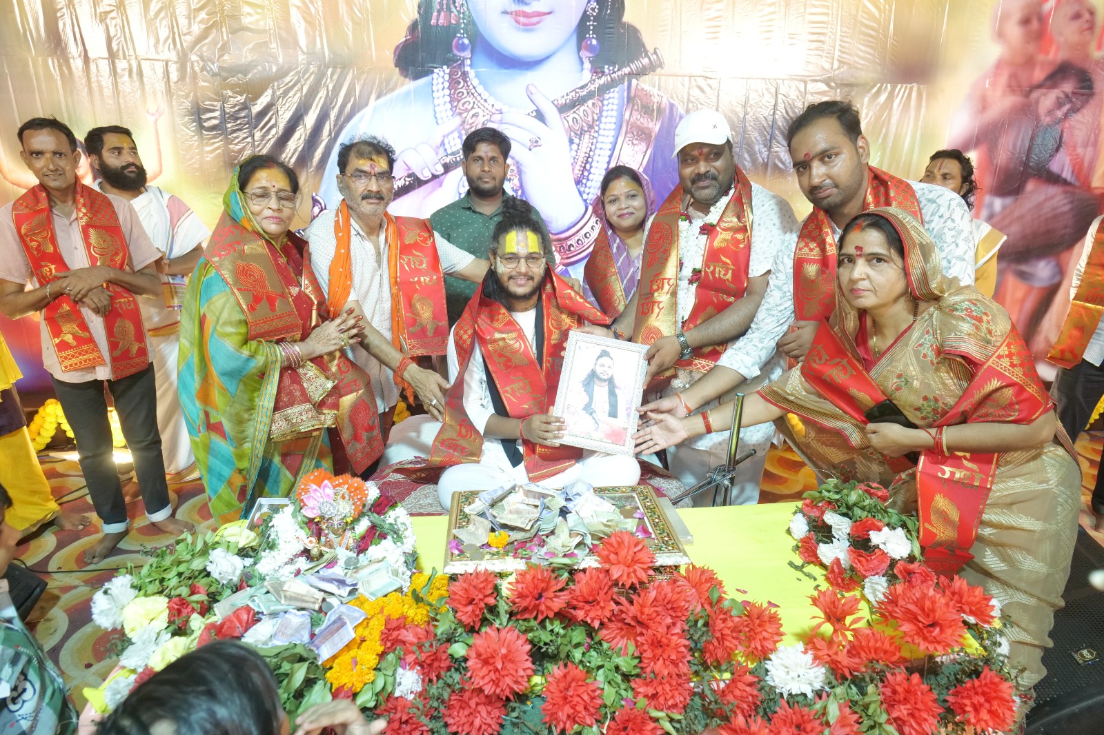 देख सुदामा दीन दशा, करुणानिधि रोए!! भागवत कथा का विश्राम, रात्रि जागरण में झूमे श्रद्धालू